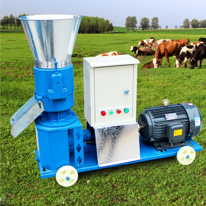 Feed Granulator Small Household Breeding Granulator 220V Pig Rabbit Cattle Sheep Feed Corn Granulator Pure Copper