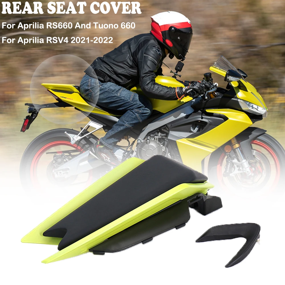 rs660 For Aprilia RS660 2020 2021 2022 RSV4 2021 2022 Passenger Hard Cowl Hump Motorcycle Accessories Newest Rear Seat Cover