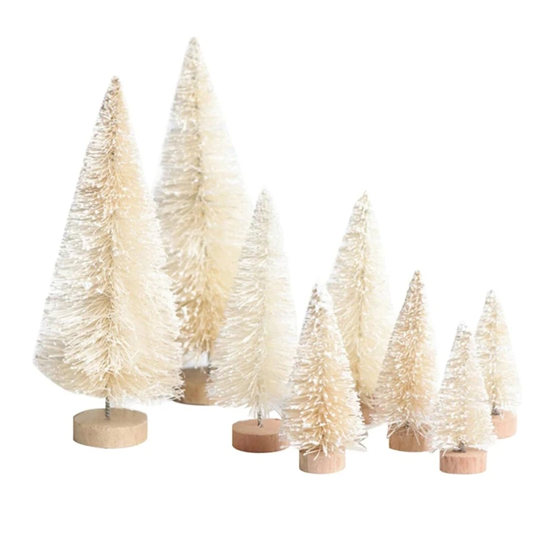 

Mini Christmaes Tree Decorations Artificial Miniature Christmas Trees Desktop Ornaments