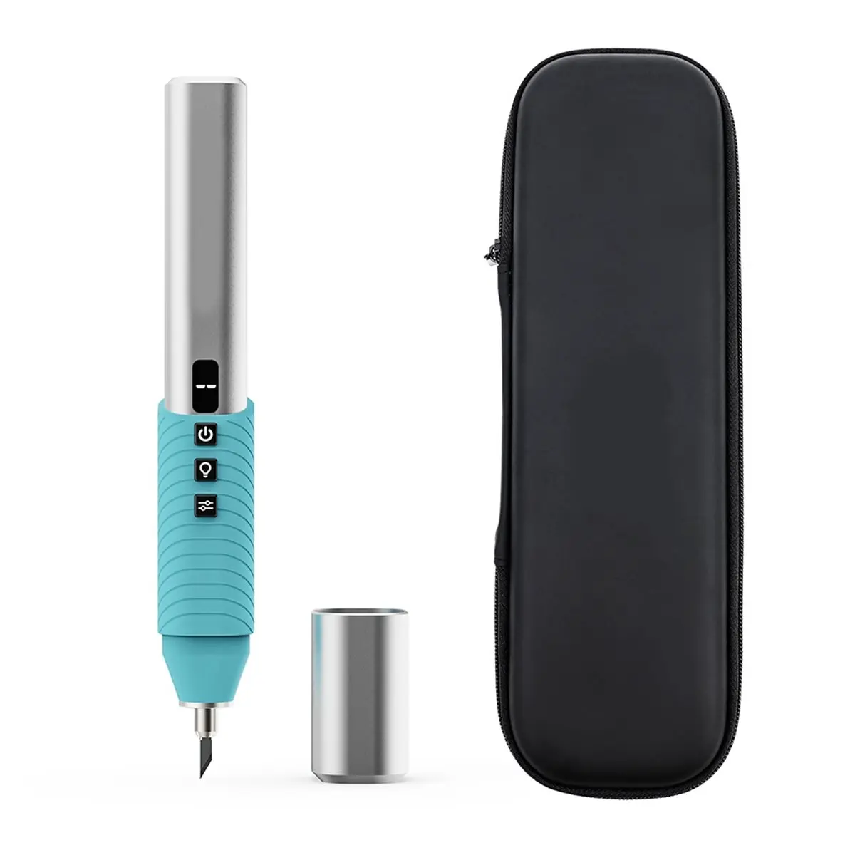 Handheld Ultrasonic Cutter Electric Cutting Tool with Ultrasonic Cutting Blade for Plastic Leather Paper Acrylic Rubber