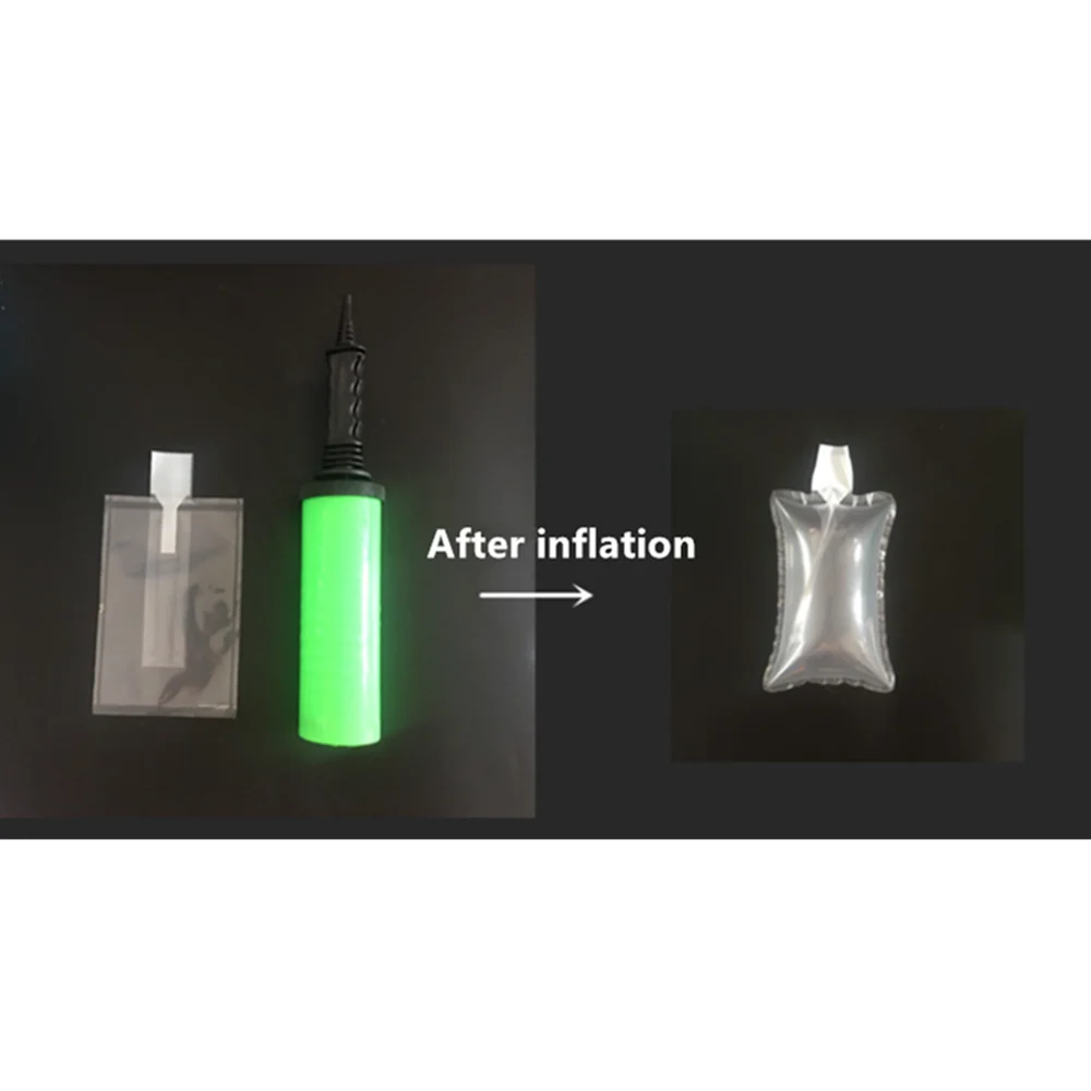 100pcs 10x15cm Small Inflatable Air Buffer Plastic Bags in Packaging - Clear Cushion Blocking Buffer Pouches + Air Pump Inflator