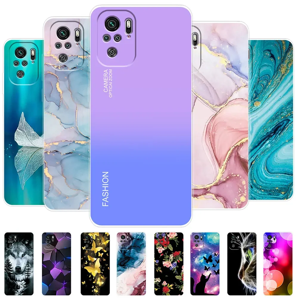 Funda de silicona suave para Xiaomi Redmi Note 10 Pro 10 Pro Max, funda protectora de TPU, versión parachoques