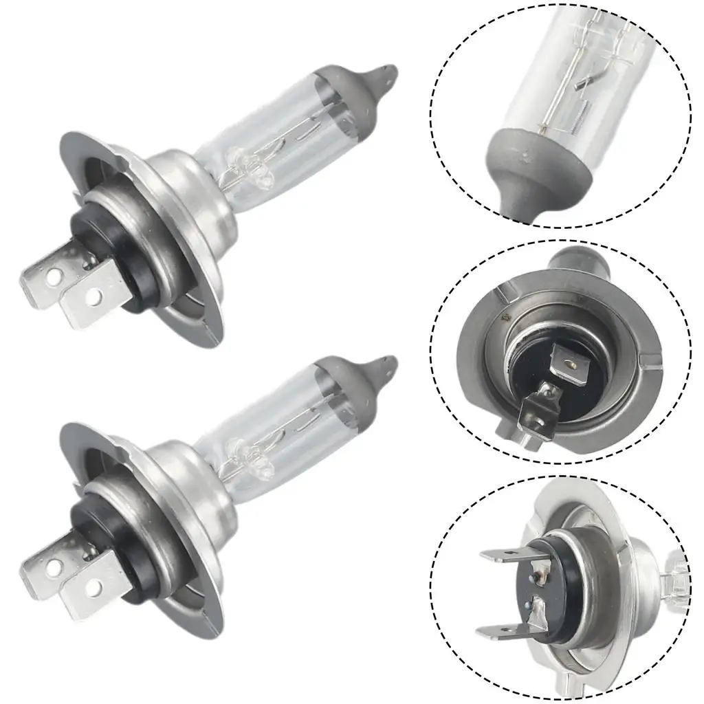 

Автомобильные ксеноновые лампы H7 55W, галогенные, белый свет, 12V, для замены, внешние автоаксессуары, простая установка