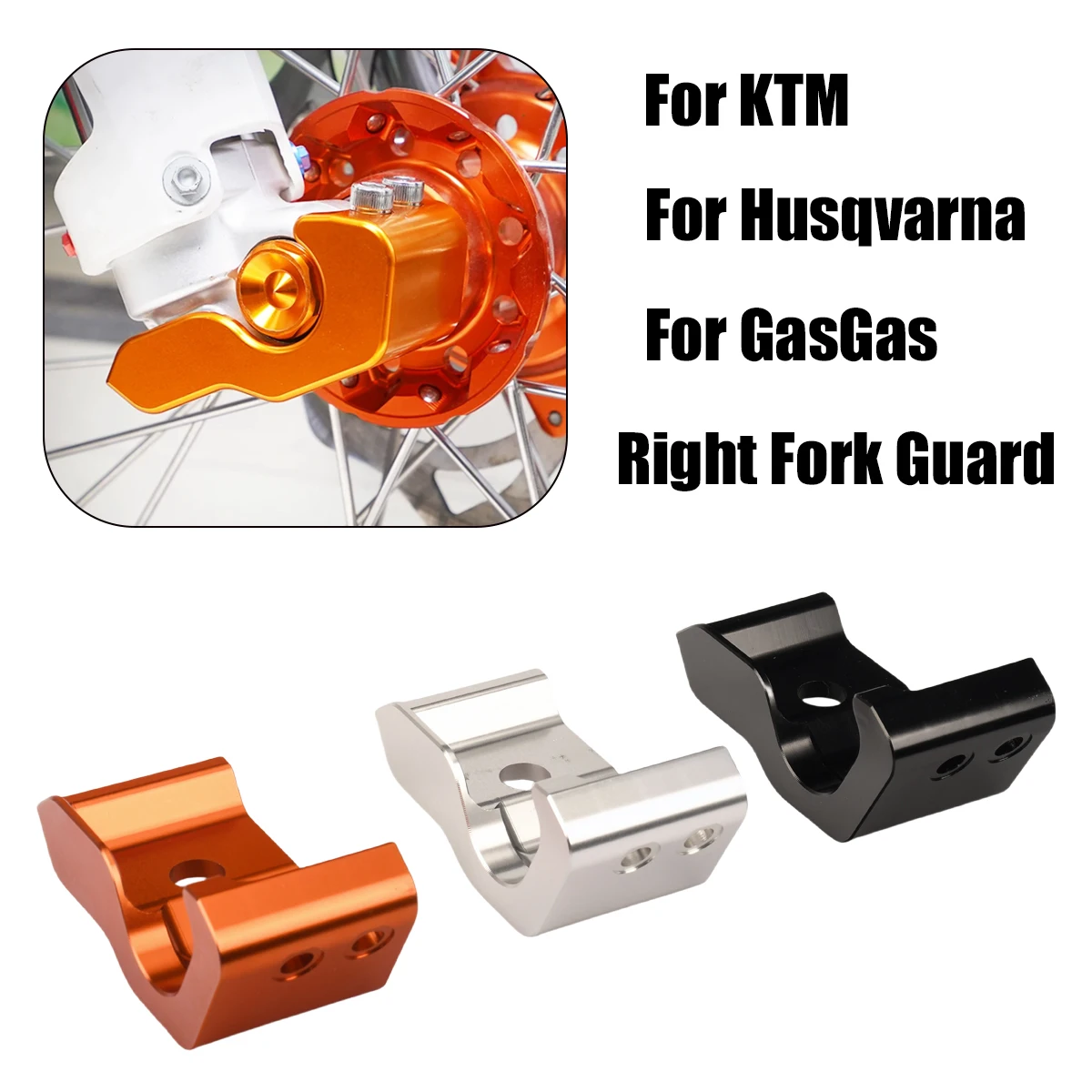 

CNC Right Front Fork Guard For KTM XC XCF XCW XCFW SX SXF EXC EXCF For Husqvarna TC/TX/TE/TEi/FC/FX/FE Off Road Motorcycle Part