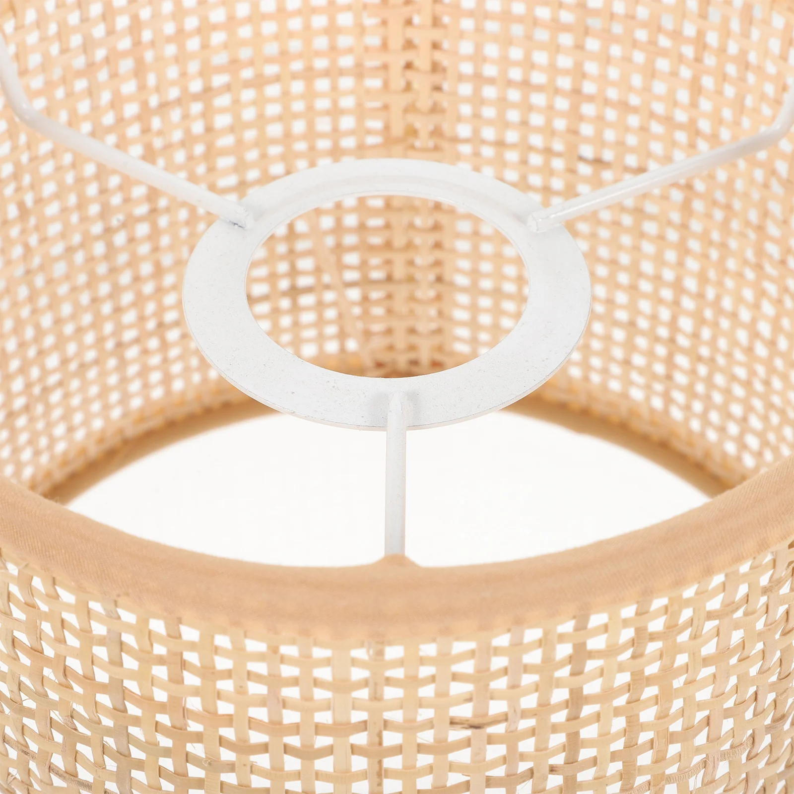 

1Pcs Square Lampshade Weaving Craft Lamp Cover Ornamental Decorative Lamp Shade DIY Home Warm Atmosphere DIY Light Shade