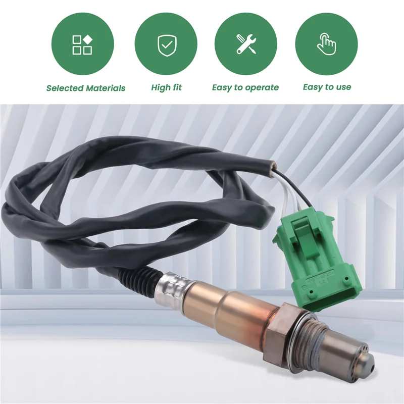 

ABNF!Oxygen O2 Sensor For 206 306 307 406 407 607 806 Partner 0258006026 0258986615 1628EC 1628HQ 9635978980 96229976