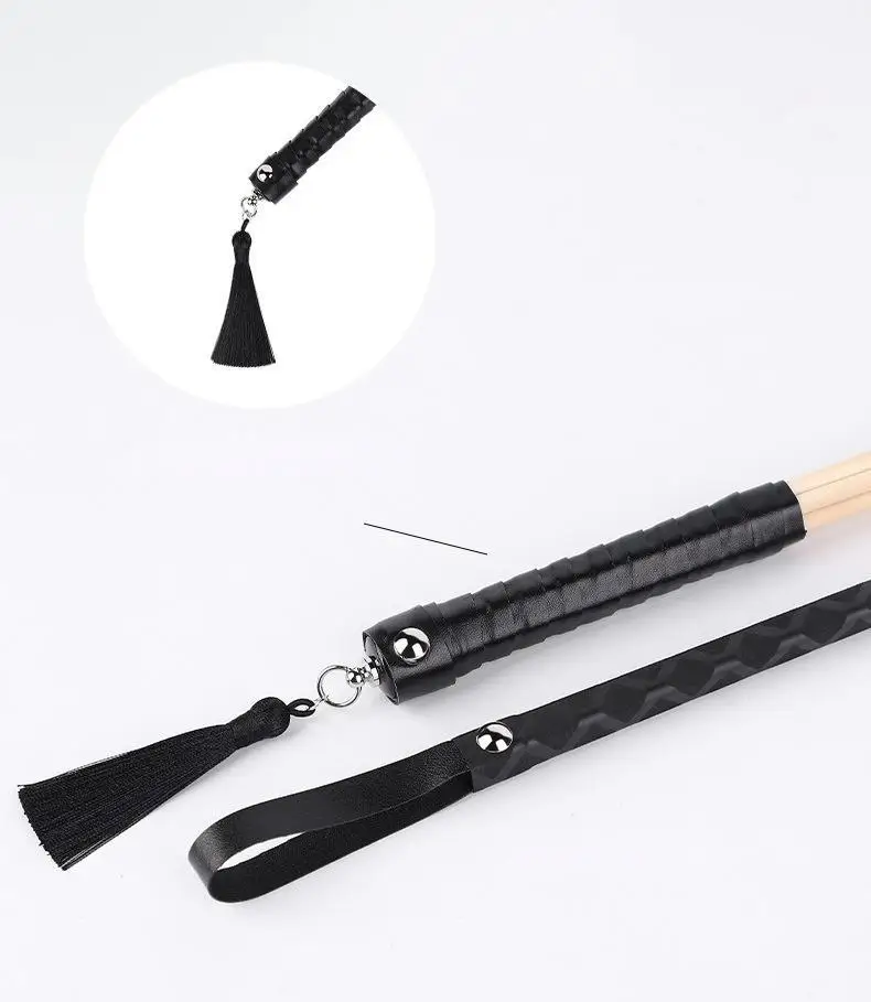 SM Escravo Chicote Adulto Flogger Bdsm Bondage Latigo Brinquedos Sexuais para Mulher Casal Paddle Spanking Rods Restrições Chicotes Jogos Fetiche 18