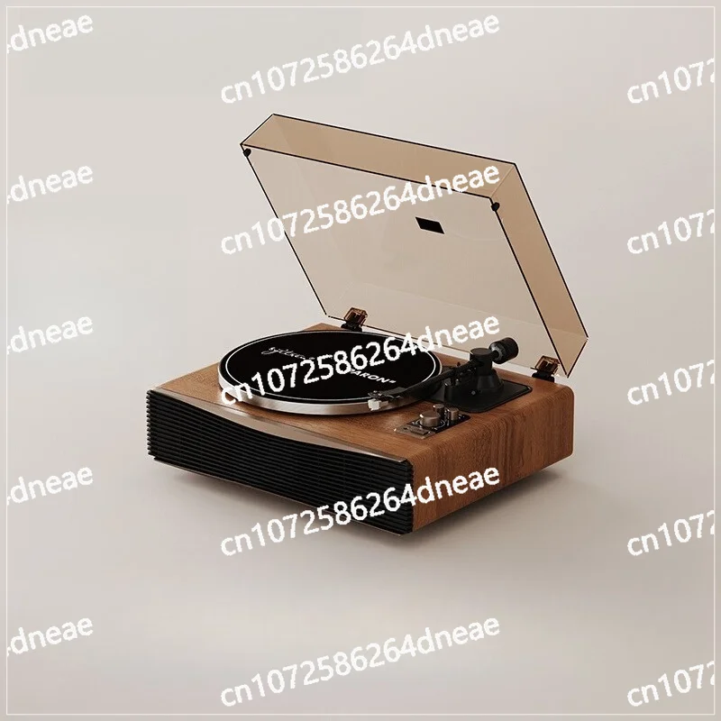 

Vinyl record player stereo phonograph retro record player bluetooth film integrated