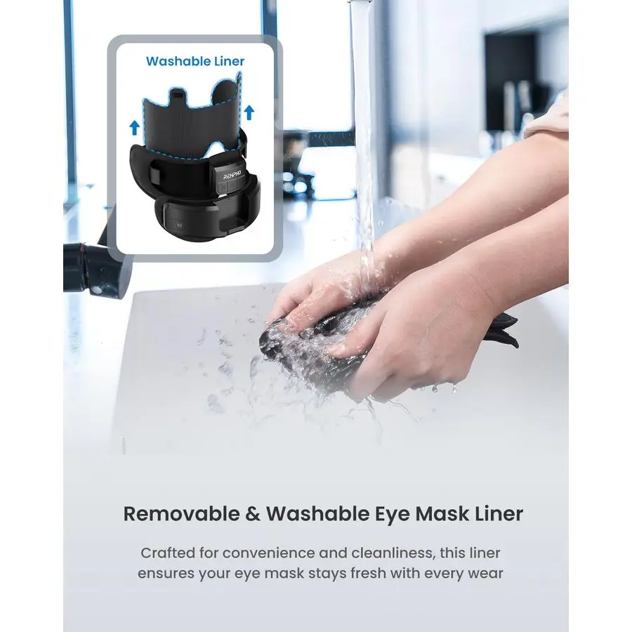 Eyeris Shift, Eye Massager with Heat Eye Massager amp Sleep Mask for Migraine, Birthday Gifts for Women Men Mom Dad, Face Head T