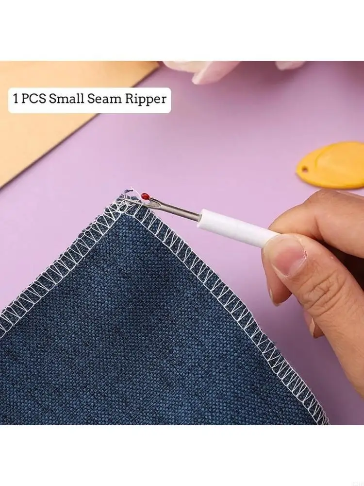 9Pcs Machine Needle Inserter with Seam Unpicker Thimble Plastic Needle Threader for Embroidery Stitching Clothing Repair 
