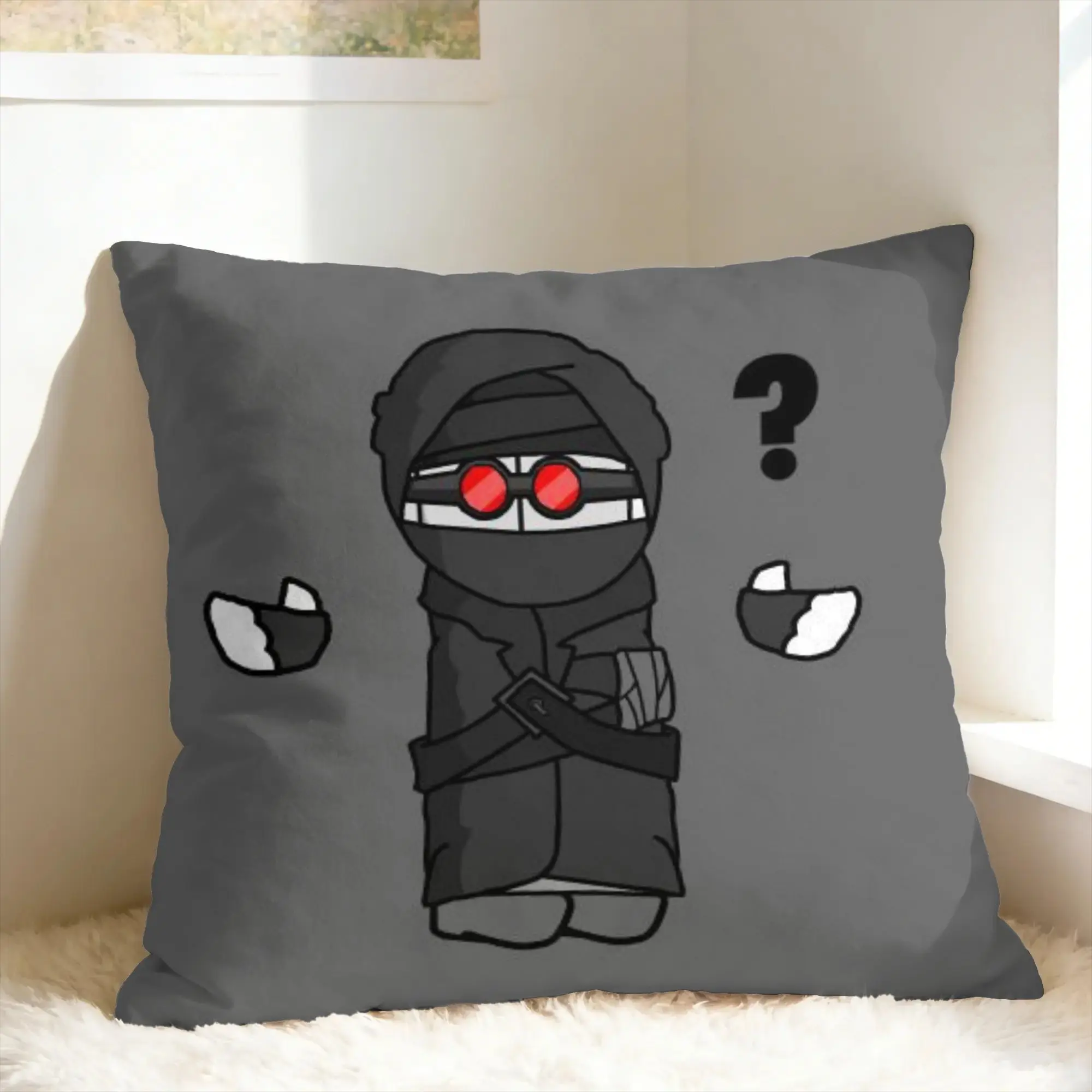 MADNESS COMBAT Hank Pillow Cover  Soft Cushion Cover Morden Pillow Case For Sofa Home Decoration