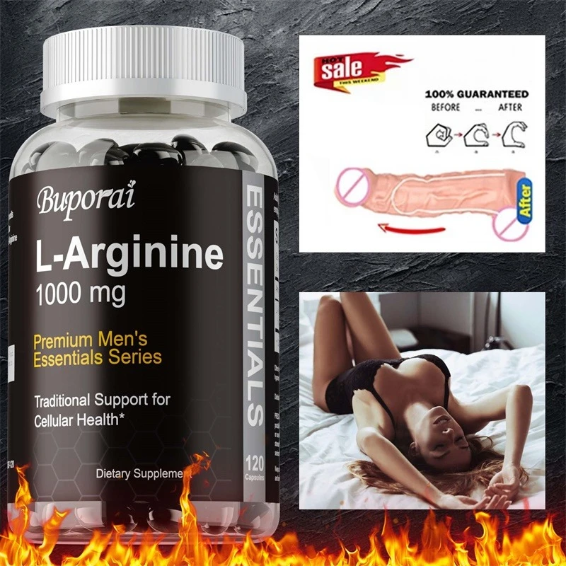 

L-Arginine Supplement - Helps Build Muscle and Supports Blood Flow, Circulation, Nutrient Delivery and Pumping