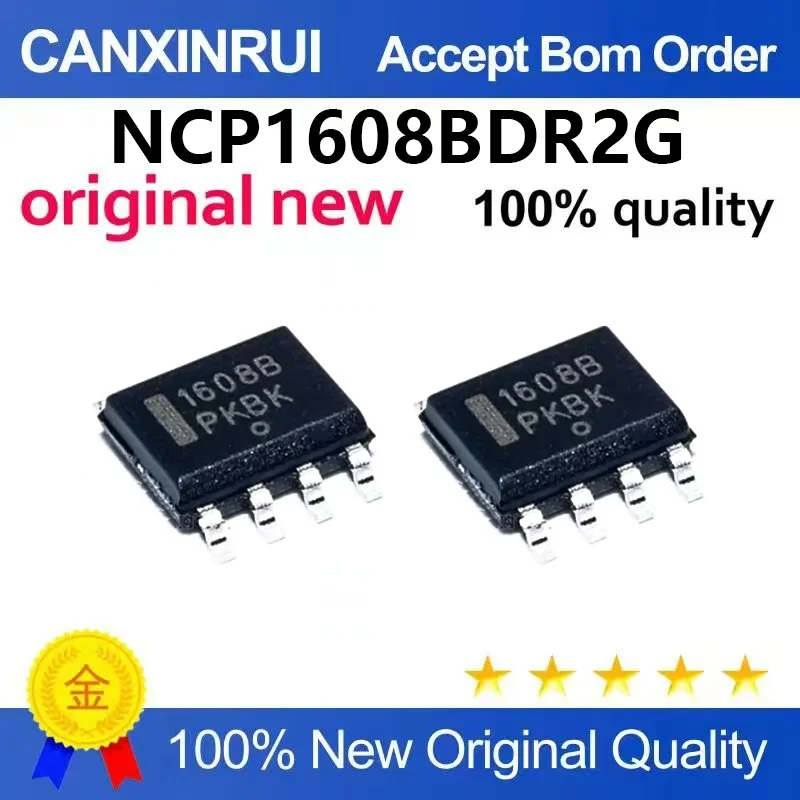 (5pcs-100pcs)Brand new original NCP1608BDR2G NCP1608BDR package SOP8 power management chip