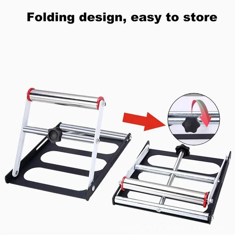 ABUN-2X Adjustable Cutting Machine Support Frame With Foldable Miter Table Portable Woodworking Tool