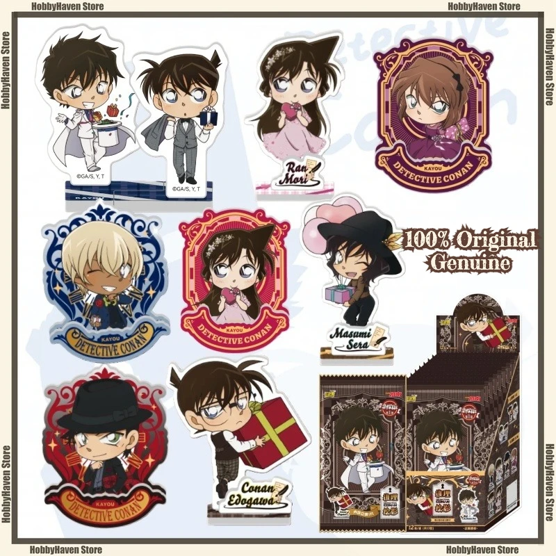 In Stock Card Game Detective Conan Cute Edition Mystery Shadow Acrylic Ornament Official Animation Peripheral Collection Gift