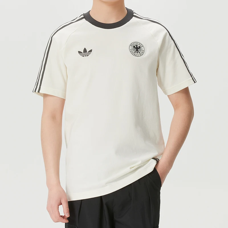 

Adidas (Adidas) Trefoil Men's Sportswear Football Short-Sleeved T-Shirt Trendy Training Breathable Fashion Jersey 2XL Kg5098
