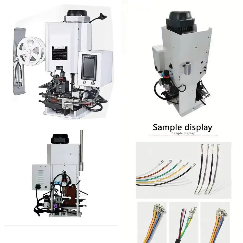 

All-in-One Electric Cable Stripper and Terminal Crimper Automatic Cut Strip and Crimp Wire Stripping Machine