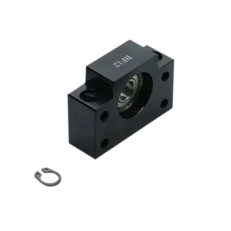 فولاذ ، مثبت بمحرك ، دعم برغي الكرة ، BF10 BF12 Ballscrew ، حفارة CNC ، SFU1204 ، 12 ، 16 برغي