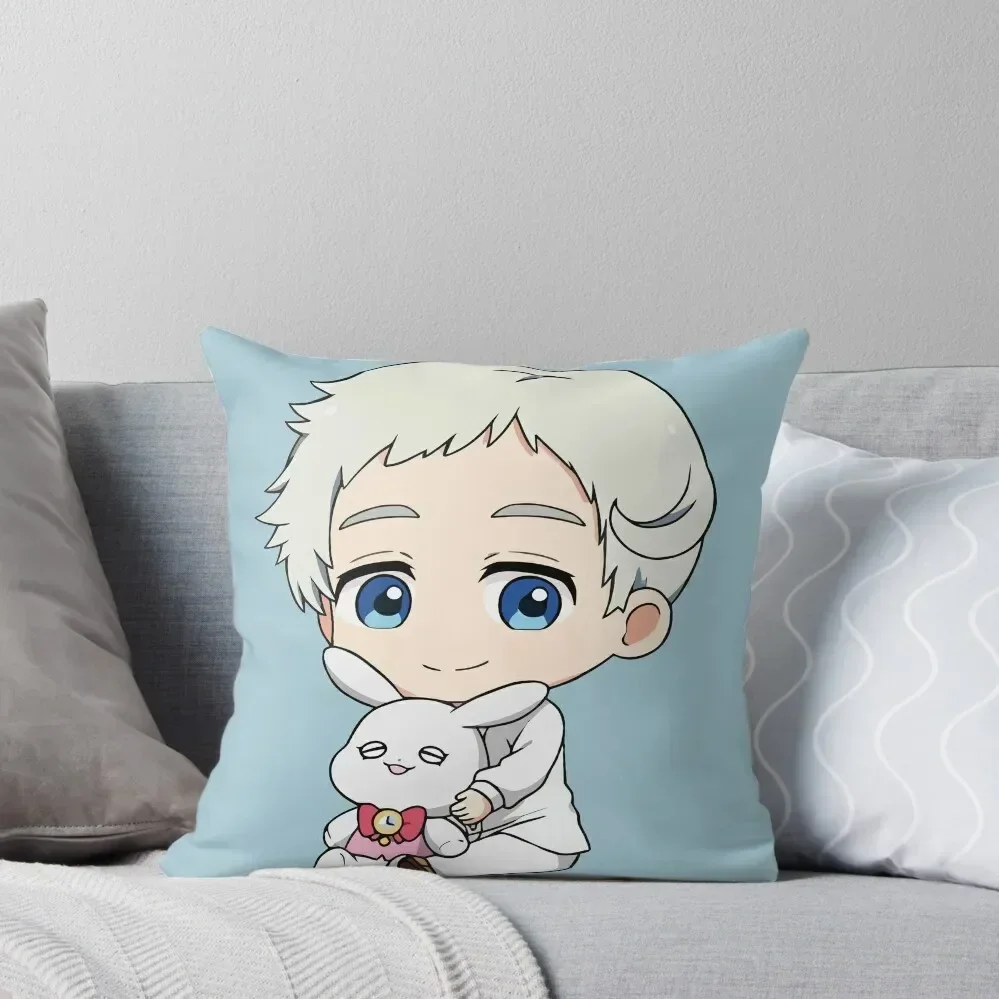 The Promised Neverland- Norman Throw Pillow Luxury Pillow Cover Pillow Case Christmas Luxury Sofa Cushions