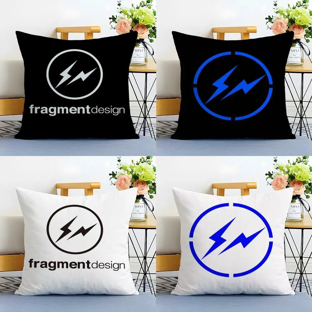 Lightning F-Fragment Design Cushion Cover Linen Pillowcase Soft  for Sofa Bed Home Room Decor