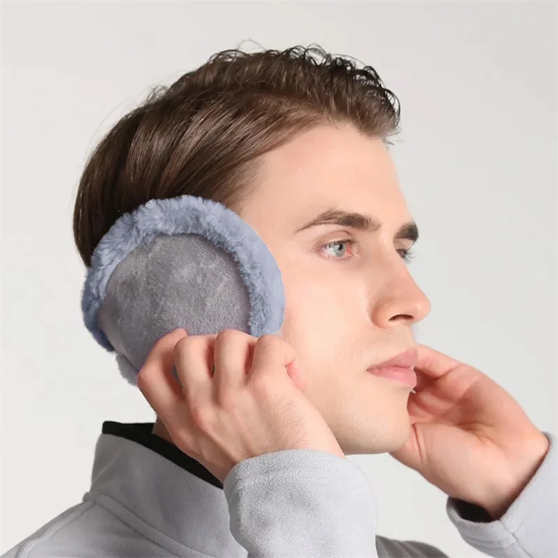 Windproof Earmuffs Men Women Ear Warm Protector Thicken Plush Winter Warm Fleece Earmuff Outdoor Cycling Warmer Soft Ear Muffs