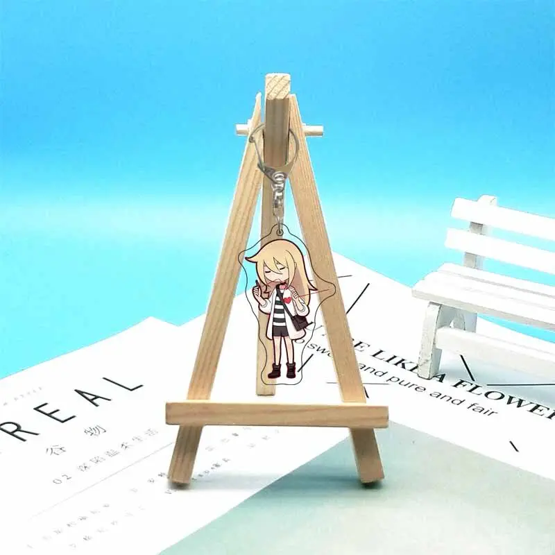 55MM Anime Angels of Death‌ Figure Rachel Gardner Isaac Foster Daniel Dickens Edward Mason Acrylic Keychain Cute Gifts