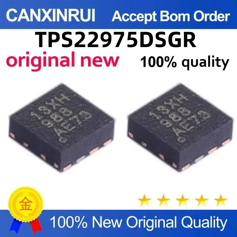 (10-300piezas)Brand new original TPS22975DSGR, silk print 13XH WSON8 power management chip IC, starting bid for one.