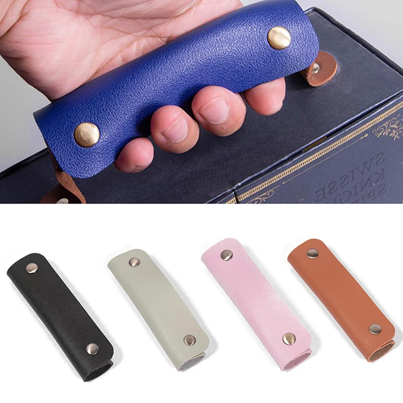 1PC Leather Luggage Bag Handle Wrap Replacement Strap For Suitcase Grip Protective Cover Shoulder Strap Pad Grip Bag Accessories