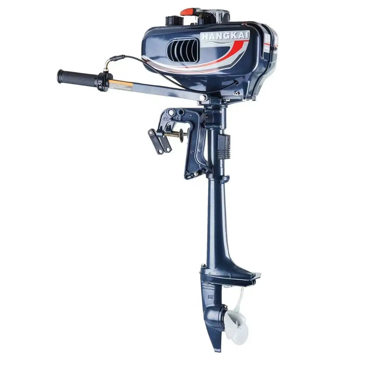 Small Boat Engine Hangkai 2 Stroke 3.5HP Outboard Motor Water Cooling 2 Stroke For Rowing Boats