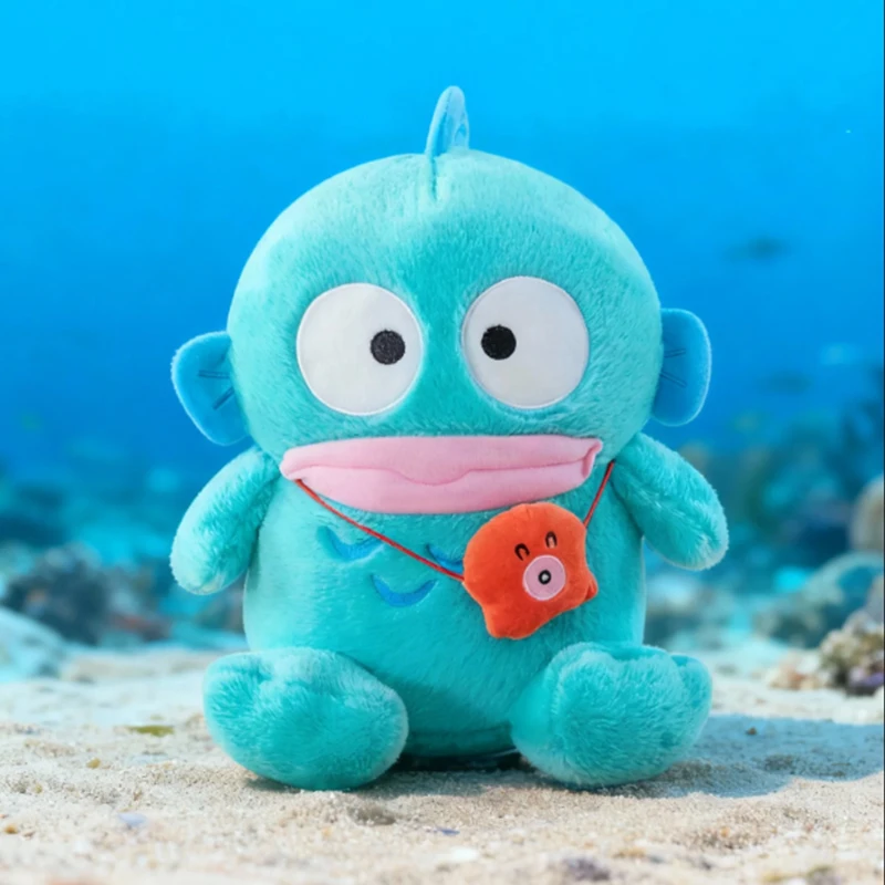 Quente 45/65cm sanrio hangyodon dos desenhos animados brinquedo de pelúcia hanton bonecas de pelúcia jogar travesseiro presente aniversário crianças amigos decoração do dia das bruxas