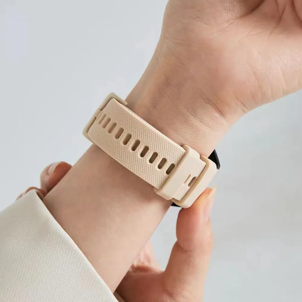 Модный ремешок с силиконовой петлей для Samsung Band Galaxy Watch 7 FE 5 Pro 4 6 classic 44 мм 40 мм спортивный браслет correa Galaxy Watch 7