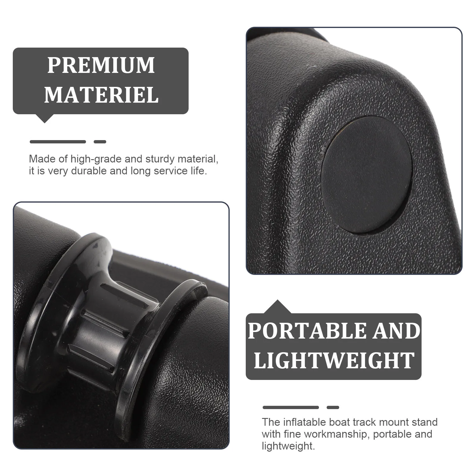 

Kayak Track Mount Inflatable Boat Anchor Bracket Durable Kayak Stand Holder Fishing Accessories Support Clip Mounting Bracket