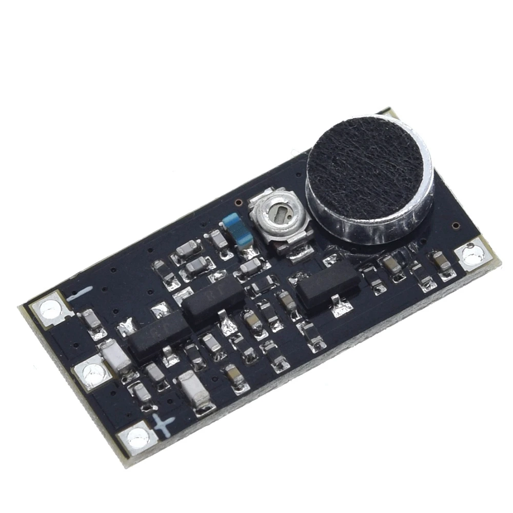 TZT 88-115MHz FM Wireless Microphone Surveillance Transmitter Module Board For Arduino Adjustable Capacitor DC 2V 9V 9mA Voltage image 6