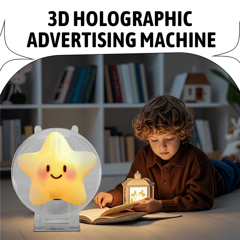 

A59Z-3D Вентилятор Голограмма Проектор Настольный Светодиодный Знак Голографическая Лампа Плеер Дистанционный Дисплей Поддержка изображений и видео