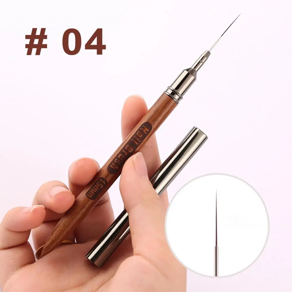 One Stroke Nail Art Pen Professional Nail Art Liner Brushes for Diy Drawing Lines Stripes Flower Patterns for Nail