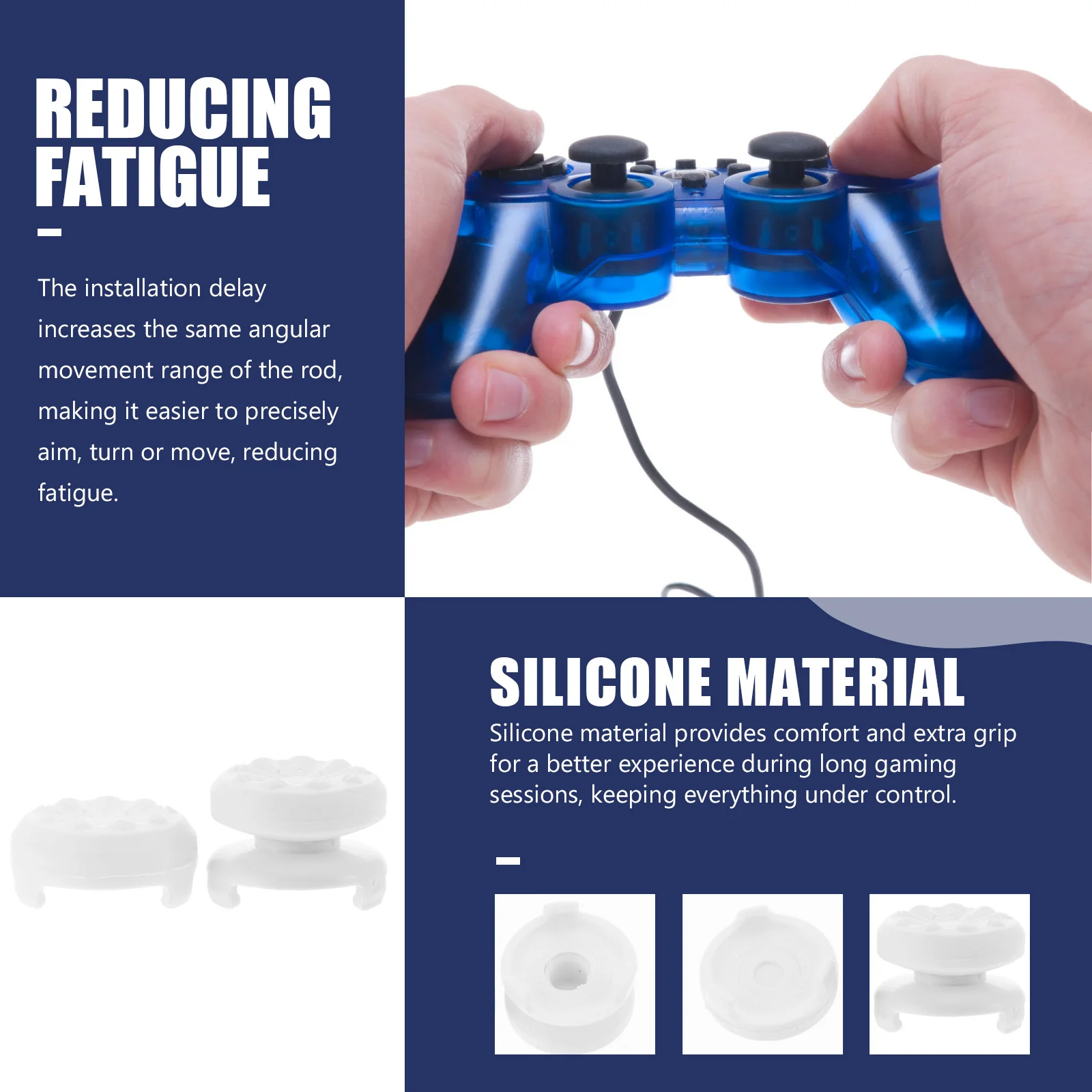 

Game Controller Joystick Cover Stick Cover Joystick Grip Caps Protective Button for Gaming Accessories