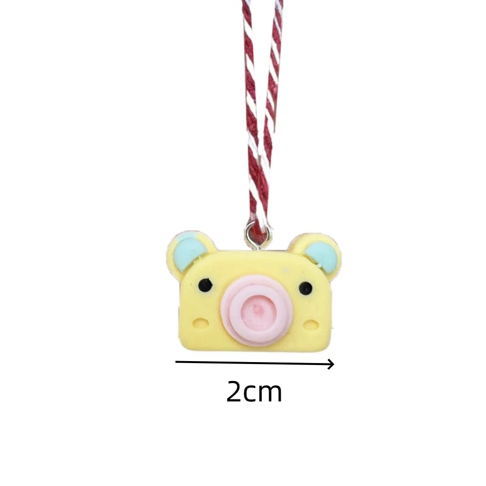 Dollhouse Miniature Dollhouse Cartoon Camera Simulation Toys Camera Cute Mini Cartoon Doll Fan Fan Shape Mini