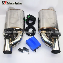 Car Accessories Modified exhaust pipe muffler 304 stainless steel electronic remote control valve exhaust pipe suitable for E46