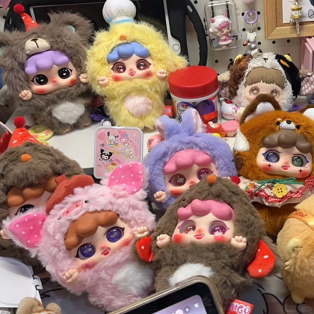 

[В наличии] Baby Three New MIGO Mischievous Series, плюшевая слепая коробка, аниме-фигурки, кавайные куклы для девочек, игрушки, милый кулон