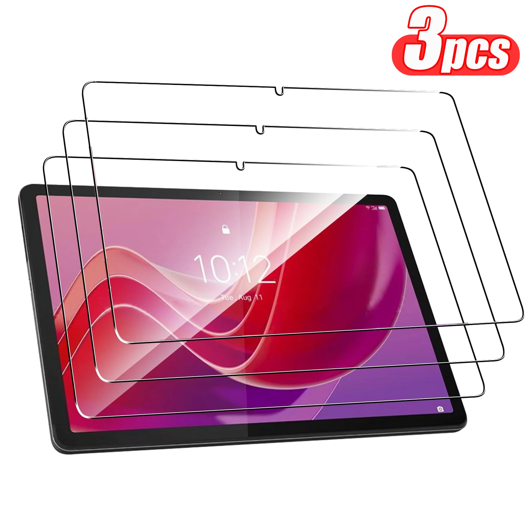 3Pcs Tablet Screen Protector For Lenovo Tab M11 2024 11'' TB-330FU Protective Film Tempered Glass for Xiaoxin Pad 2024 TB-331FC