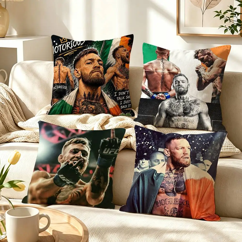 MMA Conor McGregor UFC  Pillow Case Pattern Printed Pillowcase For Living Room Sofa Cushion Cover