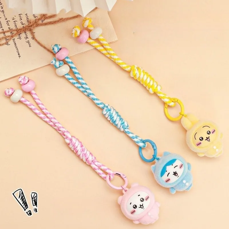 Novo kawaii sanrio chiikawa bonito dos desenhos animados de alto valor chaveiro de pelúcia pingente boneca mochila chaveiro pingente brinquedo das crianças