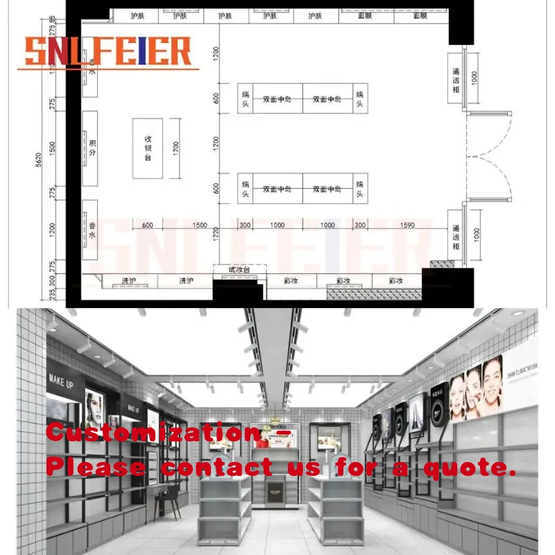 

custom.Custom High-End Luxury Jewelry Store Interior Furniture Modern Boutique Showroom Display Solutions Modern Mall Jewelr