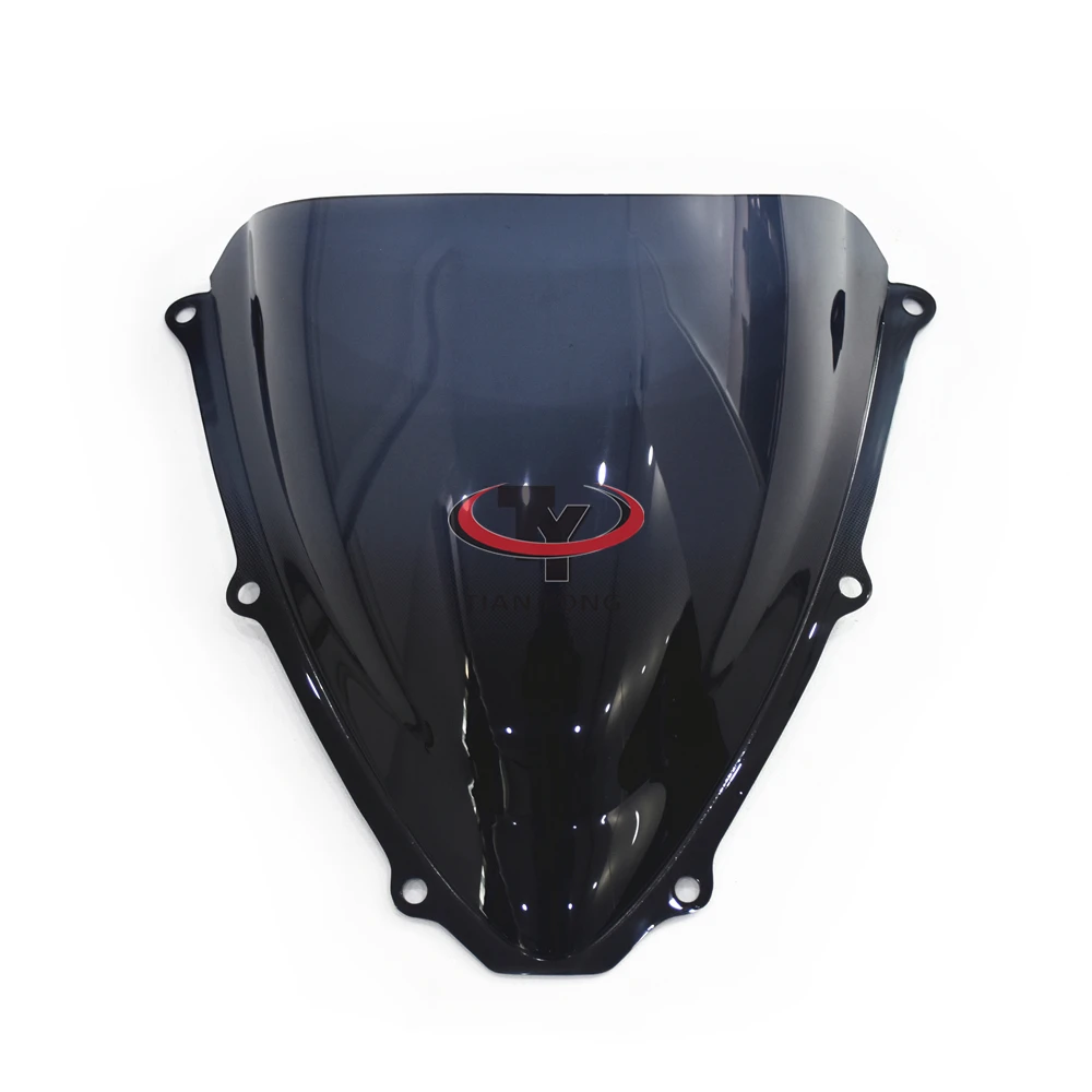 Motorcycle Windshield For Suzuki GSXR600 GSXR750 K6 K7 2006 2007 Wind Deflectore Windscreen Smoke Black Acrylic Visor