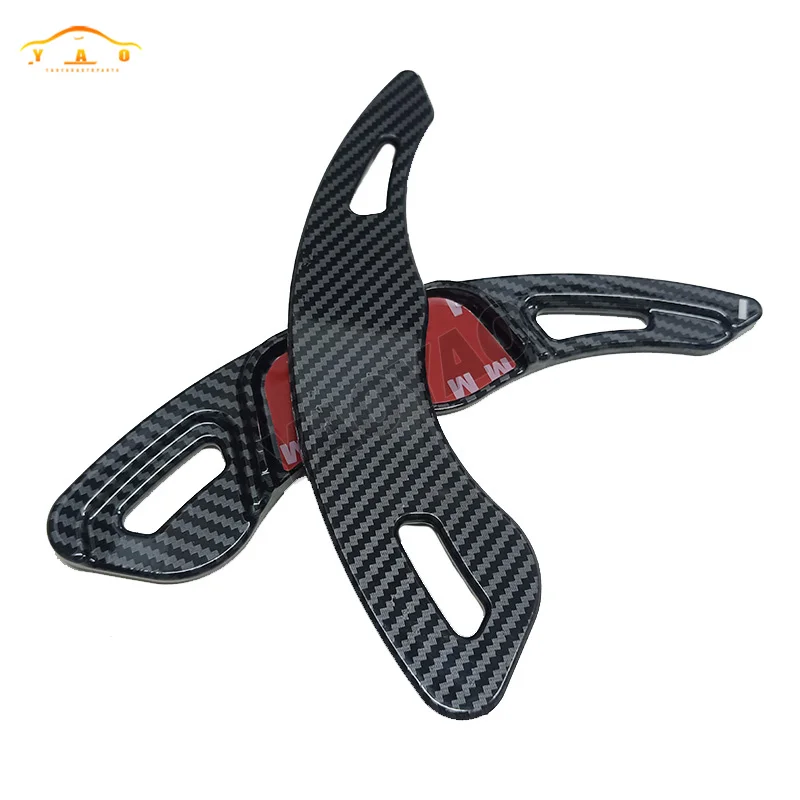 For Volkswagen VW Golf 7 Golf 6 GTI ABS Carbon Fiber Car Steering Wheel Shift Paddle Extension