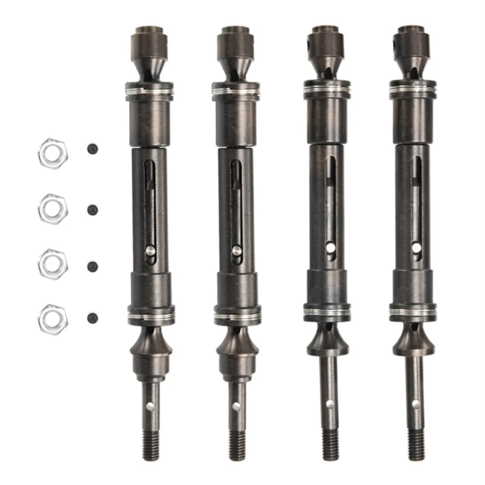 NEW CVD Steel Front & Rear Drive Shaft Assembly Heavy Duty for 1/10 Traxxas Slash 4X4, Slash, Rustler VXL, Stampede 4X4 VXL car