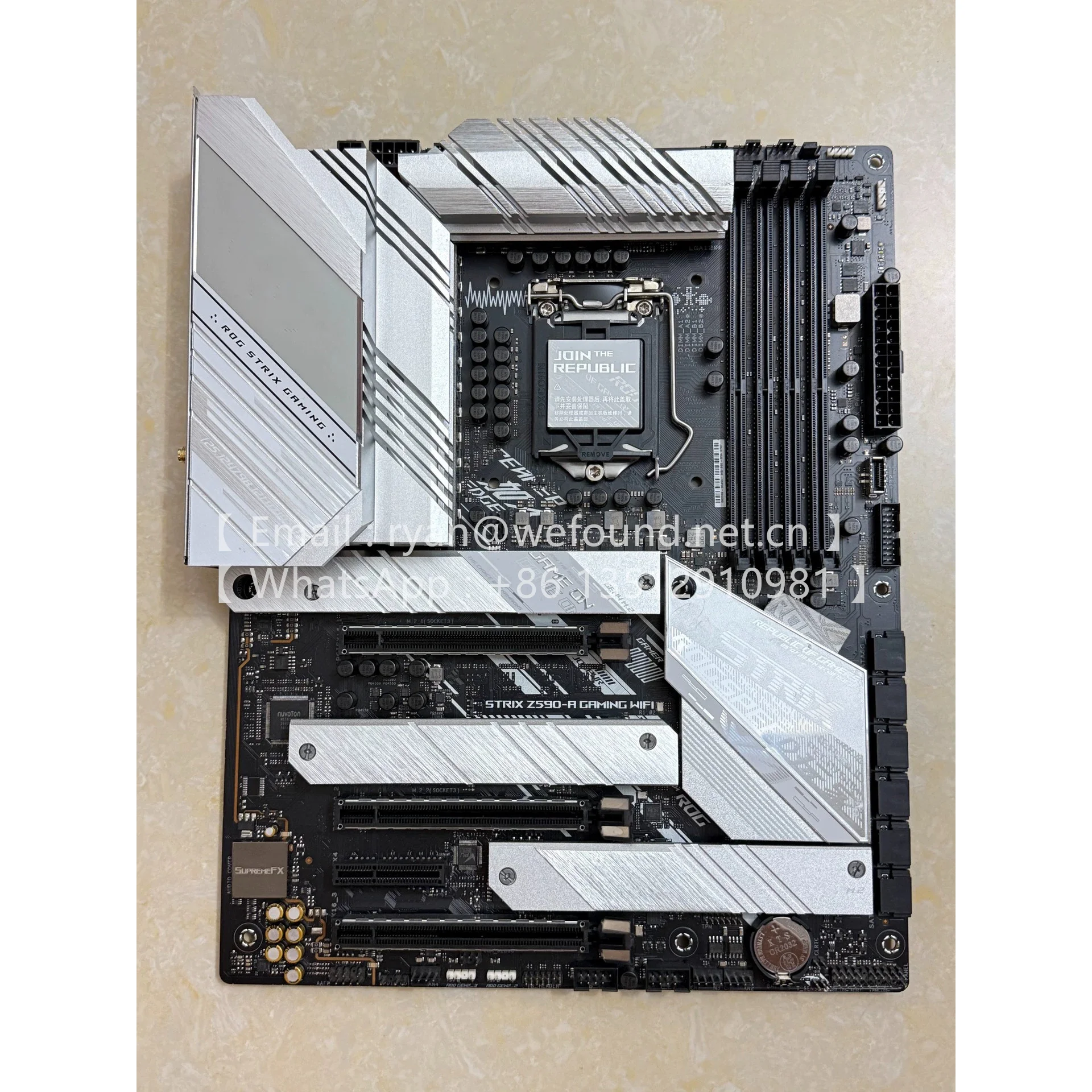 เมนบอร์ด ROG STRIX Z590-A GAMING WIFI LGA1200