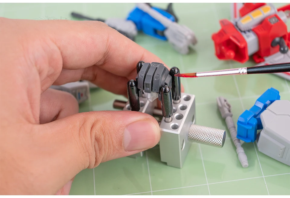 Multifunktionaler 2-in-1 Mini-Tischschraubstock, kompaktes, verstellbares Präzisionswerkzeug für Modellbau, Hobby- und DIY-Bastelprojekte – Detail 7