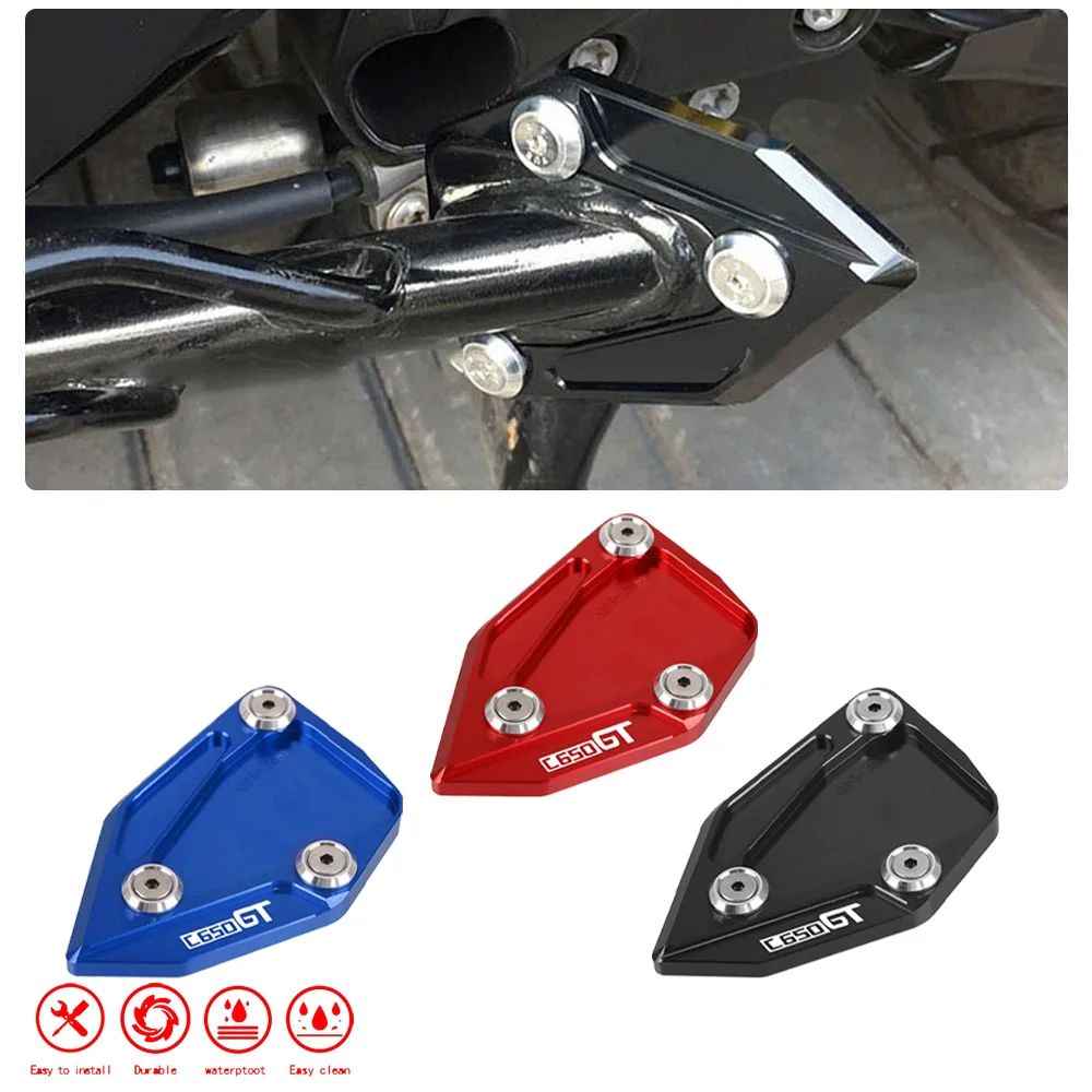 

2024 Motorcycle Foot Side Stand Extension Kickstand Enlarger Pad Support Plate For BMW C600 SPORT C650GT C 650 GT 2012-2023 2022