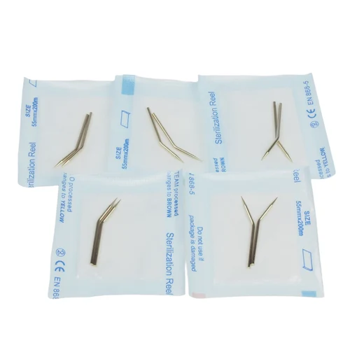 Agujas rectas de flexión de cobre para Plamere, pluma de Plasma, máquina de belleza, eliminación de manchas, lunares, arrugas, estiramiento facial de Plasma